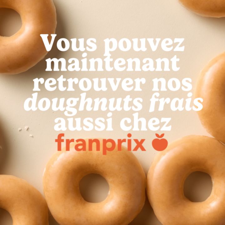 Doughnuts frais de Krispy Kreme, idéal pour un petit-déjeuner ou un dessert au café.